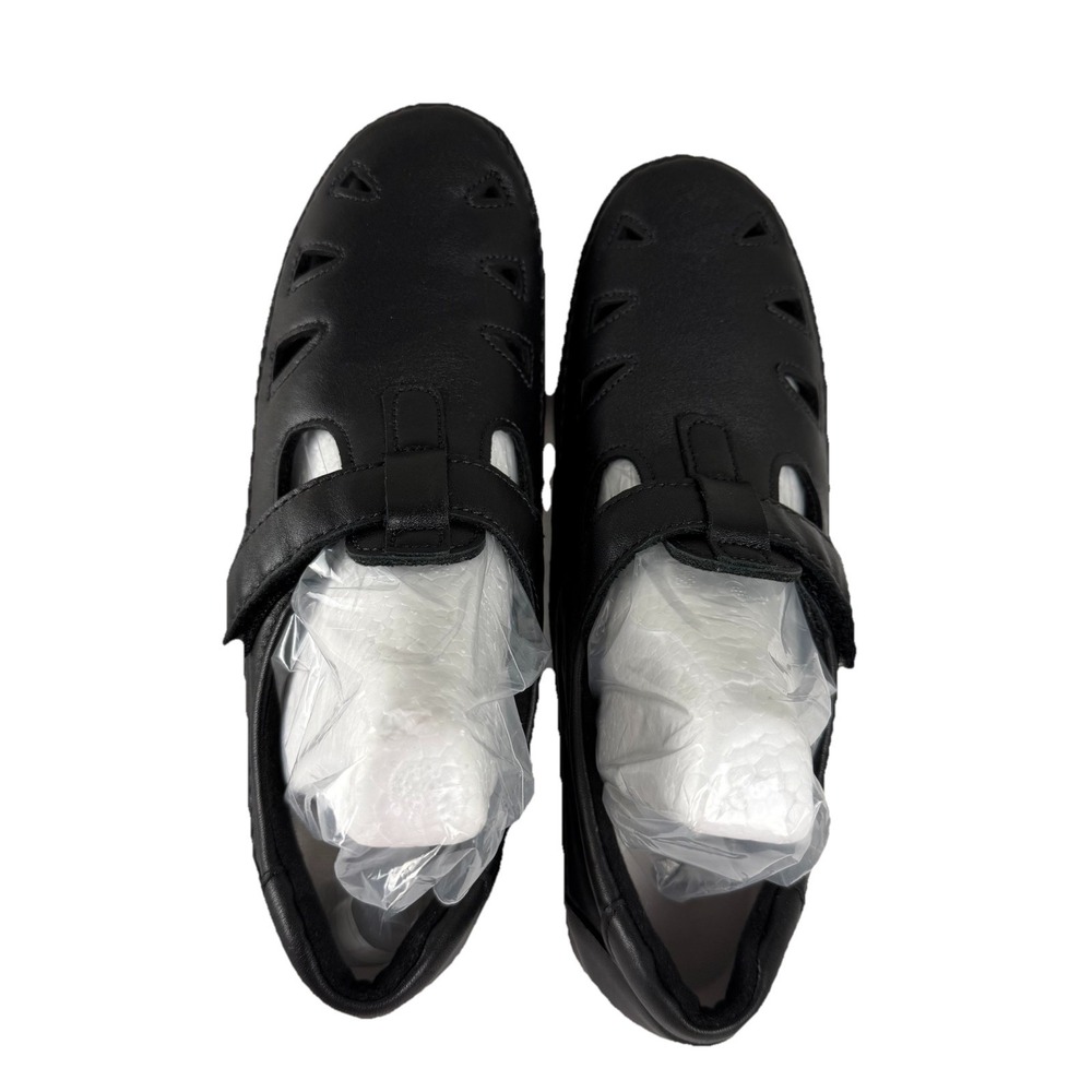 SAS Shoes Womens 8 N Black Leather Comfort Mary Jane Comfort Walking Casual NWOB